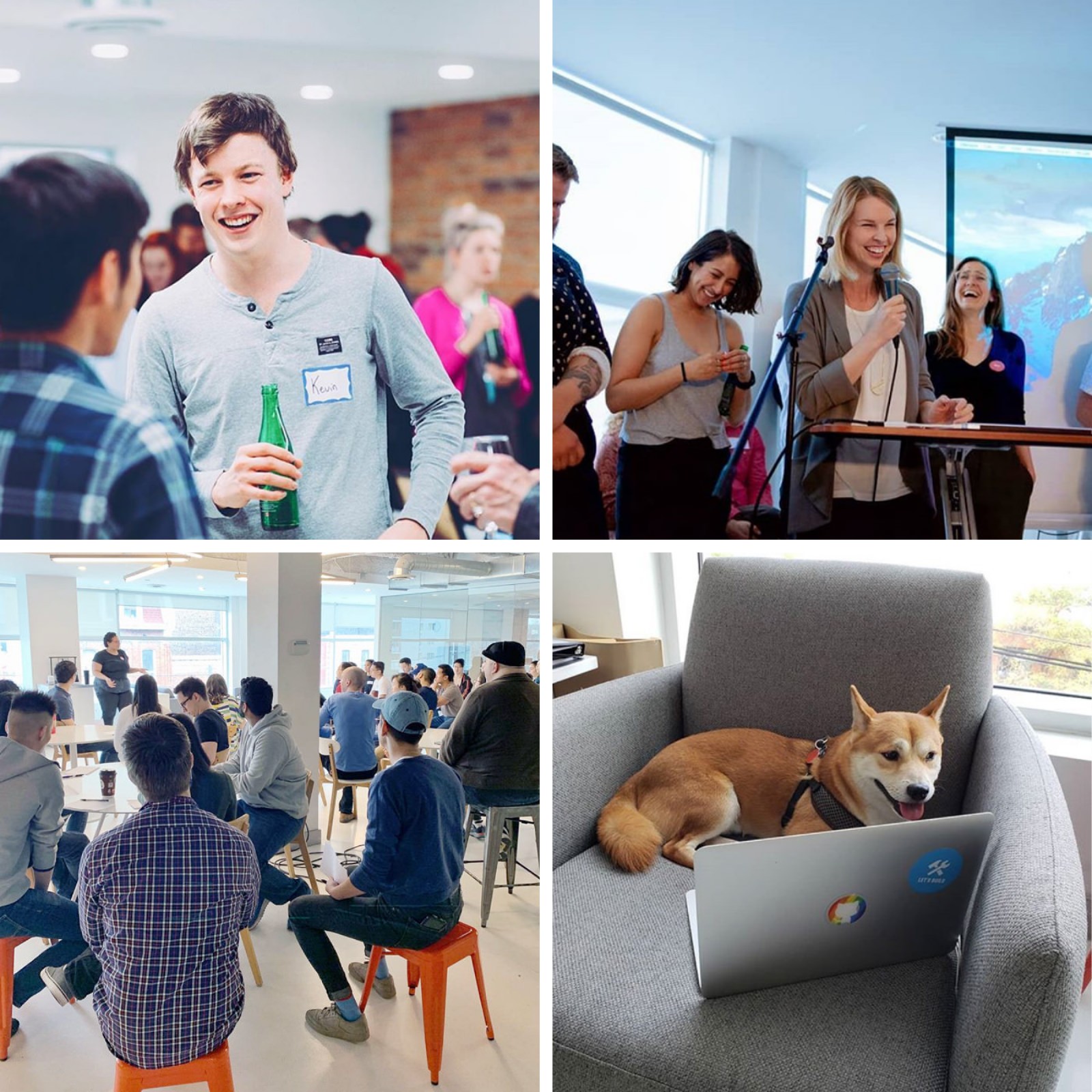 A gallery of the Juno College of Technology space.